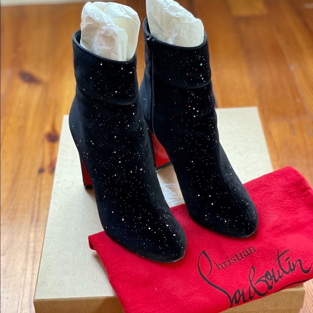 Christian Louboutin Moulamax 85 Velvet Galactica